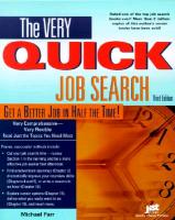 The Very Quick Job Search