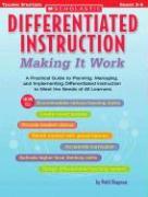 Differentiated Instruction: Making It Work