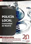POLICÍA LOCAL COMUNIDAD DE MADRID. TEMARIO COMÚN