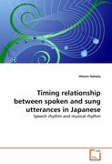 Timing relationship between spoken and sung utterances in Japanese
