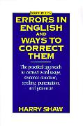 Errors in English and Ways to Correct Them