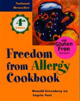 Freedom from Allergy Cookbook: 450 Gluten Free Recipies