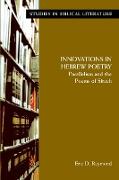 Innovations in Hebrew Poetry