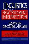 Linguistics and New Testament Interpretation