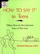 How To Say It to Teens