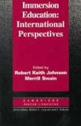 Immersion Education: International Perspectives