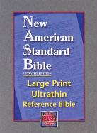 Large Print Ultrathin Reference Bible-NASB [With Velvet Book Holder]