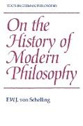 On the History of Modern Philosophy