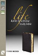NASB, Life Application Study Bible, Second Edition, Top-Grain Leather, Black, Thumb Indexed