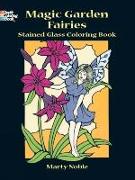 Fairies and Elves Stained Glass Colouring Book