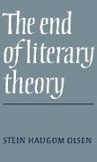 The End of Literary Theory