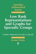 Low Rank Representations and Graphs for Sporadic Groups