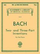 15 Two- And Three-Part Inventions: Schirmer Library of Classics Volume 813