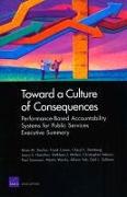Toward a Culture of Consequences: Performance-Based Accountability Systems for Public Services--Executive Summary