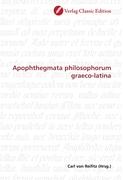 Apophthegmata philosophorum graeco-latina