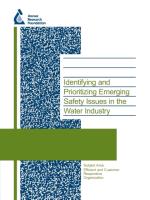 Identifying and Prioritizing Emerging Safety Issues in the Water Industry