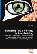 Addressing Sexual Violence in Peacebuilding