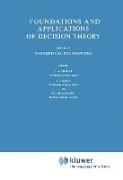 Foundations and Applications of Decision Theory