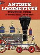 Antique Locomotives Coloring Book