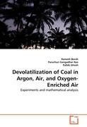 Devolatilization of Coal in Argon, Air, and Oxygen-Enriched Air