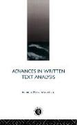 Advances in Written Text Analysis