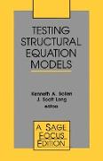 Testing Structural Equation Models