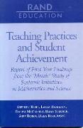 Teaching Practices and Student Achievement: Report of First-Year Findings from the 'Mosaic' Study of Systemic Initiatives in Mathematics and Science