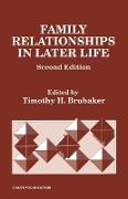 Family Relationships in Later Life