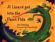 A Lizard Got into the Paint Pots