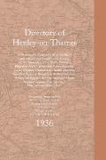 Henley-On-Thames and Neighbourhood Directory 1936