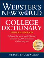 Webster's New World College Dictionary, Indexed