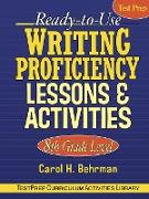 Ready-To-Use Writing Proficiency Lessons & Activities