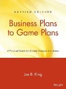 Business Plans to Game Plans