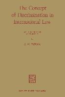 The Concept of Discrimination in International Law