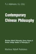 Contemporary Chinese Philosophy