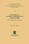 Concerning Natural Experimental Philosophie