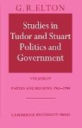 Studies in Tudor and Stuart Politics and Government