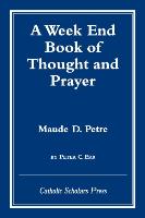 A Week End Book of Thought and Prayer