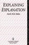 Explaining Explanation