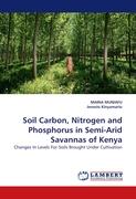Soil Carbon, Nitrogen and Phosphorus in Semi-Arid Savannas of Kenya