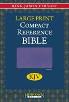 Compact Reference Bible-KJV-Large Print