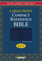 Compact Reference Bible-KJV-Large Print