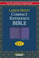 Compact Reference Bible-KJV-Large Print