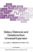 Galaxy Distances and Deviations from Universal Expansion