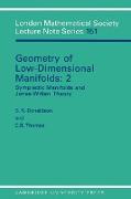 Geometry of Low-Dimensional Manifolds