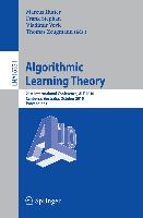 Algorithmic Learning Theory