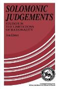 Solomonic Judgements