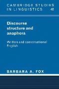 Discourse Structure and Anaphora