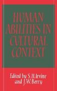 Human Abilities in Cultural Context