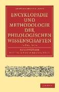 Encyklopädie Und Methodologie Der Philologischen Wissenschaften 2 Part Set